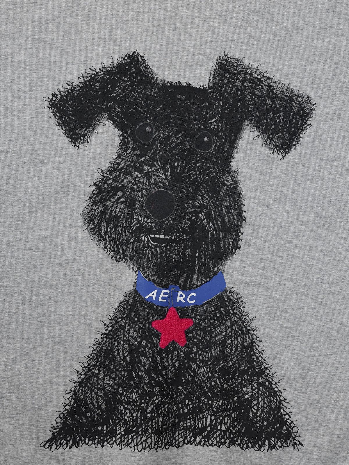 Sweat à capuche oversize Aelfric eden Graffiti Dog Graphic