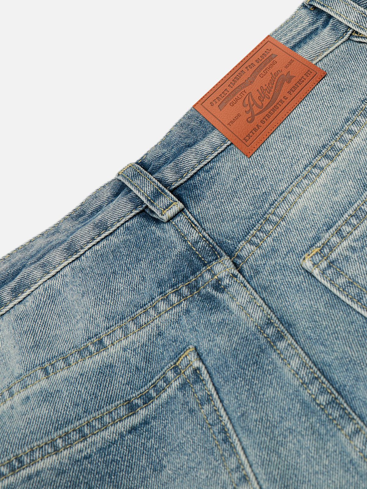Pantalones vaqueros holgados Aelfric Eden Stripe Whiskering.