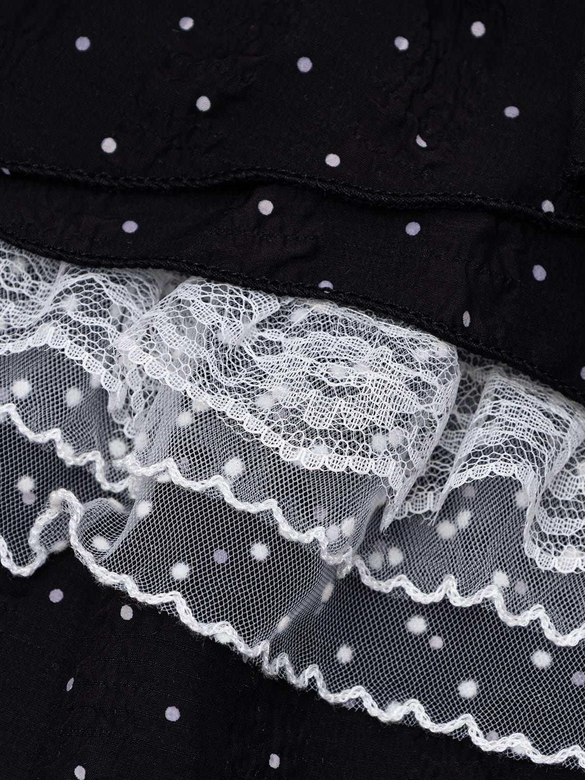 Aelfric Eden Polka Dot Lace Ruffle Skirt