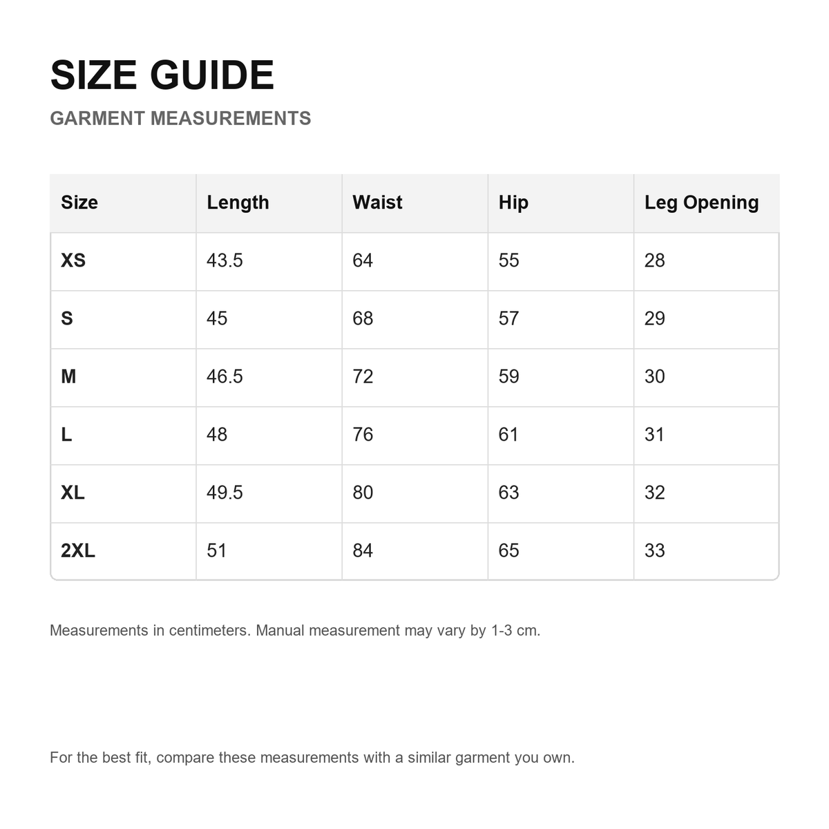 Ace Jolun Heavyweight Relaxed Sweatshorts size guide