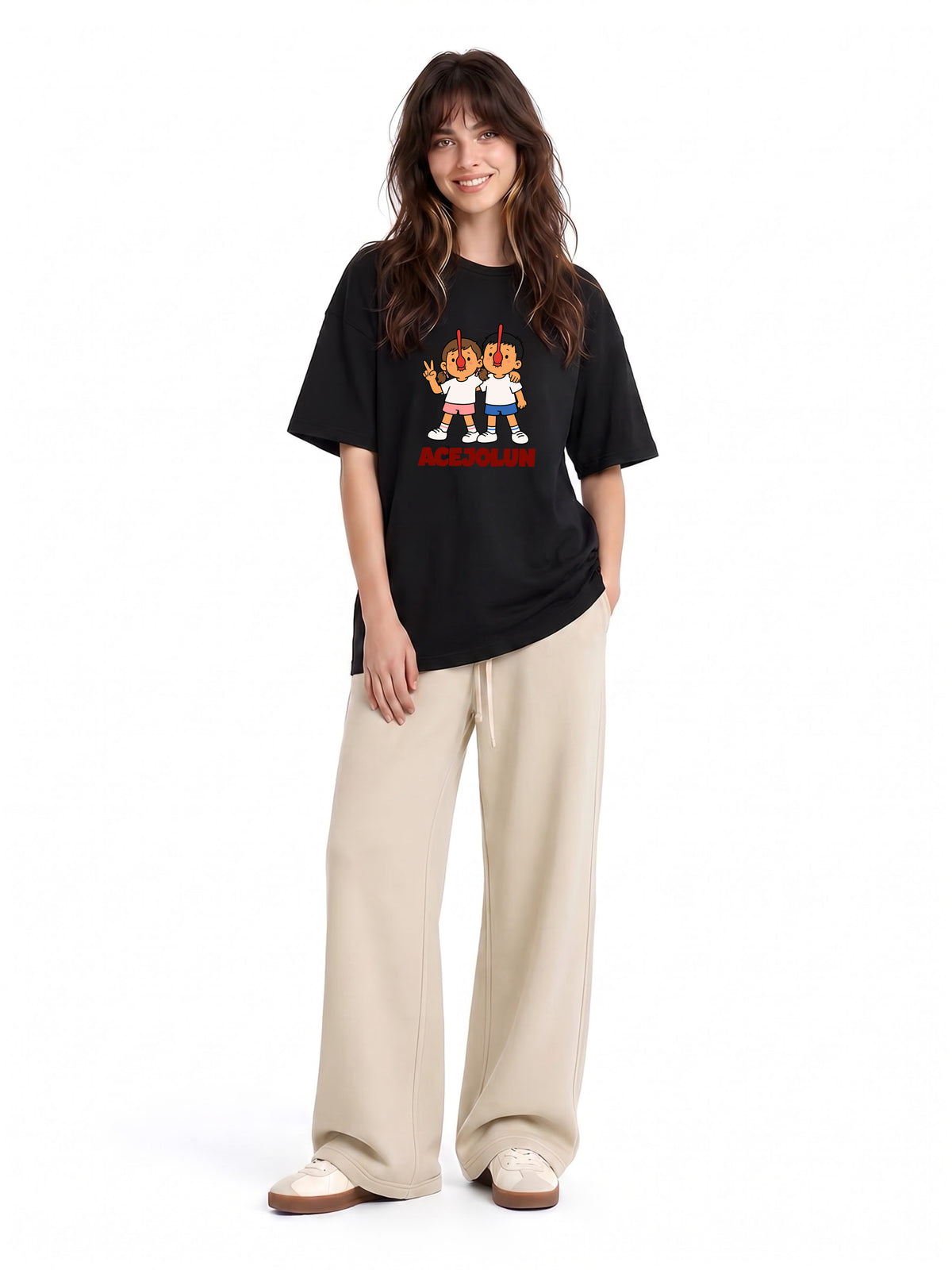 Ace Jolun Cartoon Friends Graphic Tee | 01-3.jpg