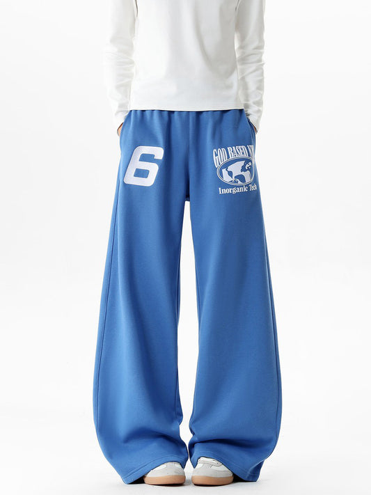 Ace Jolun Hip‑Hop Letter‑Print Sweatpants