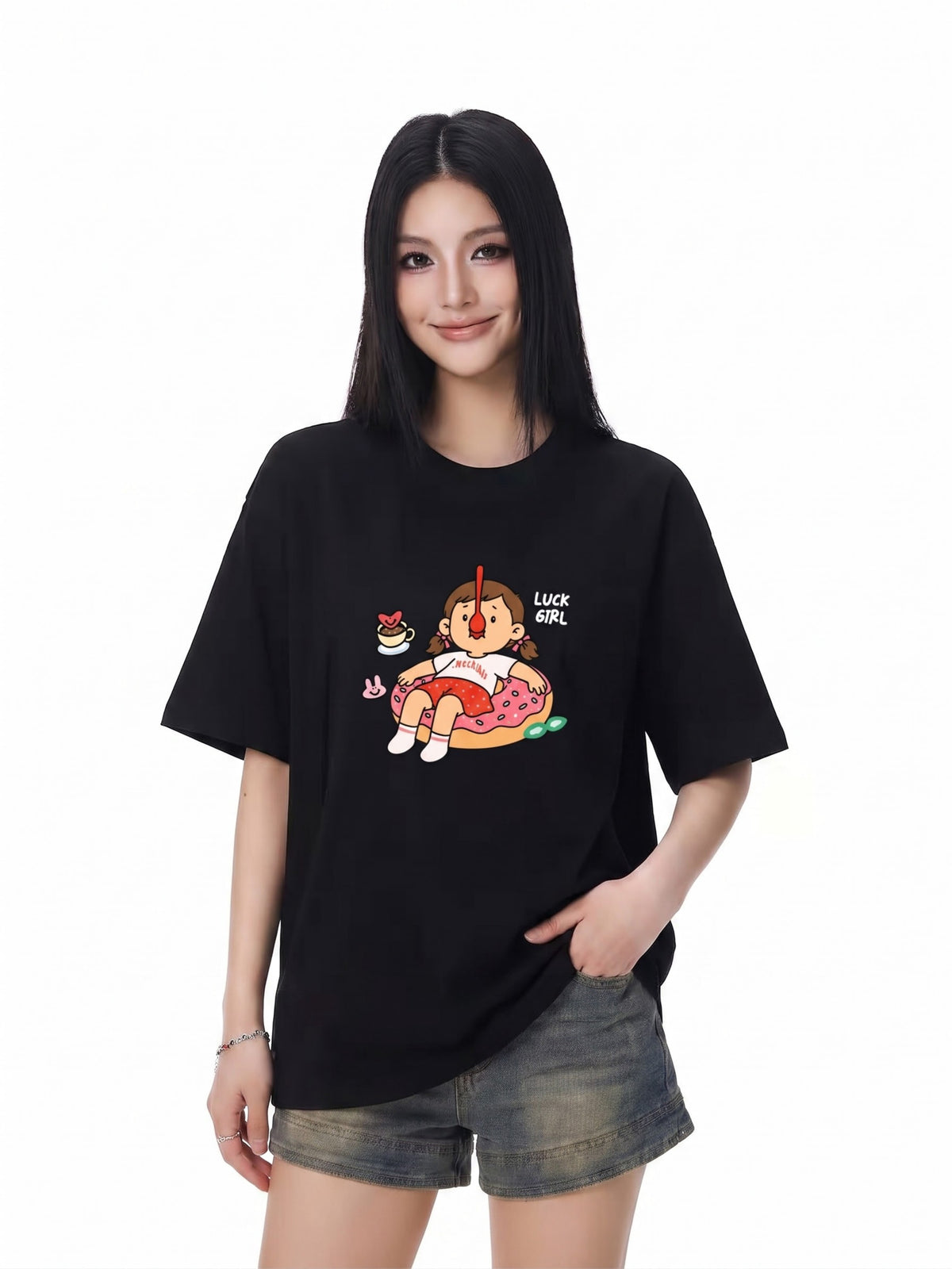 Ace Jolun Lucky Girl Graphic Tee | 02-4.jpg