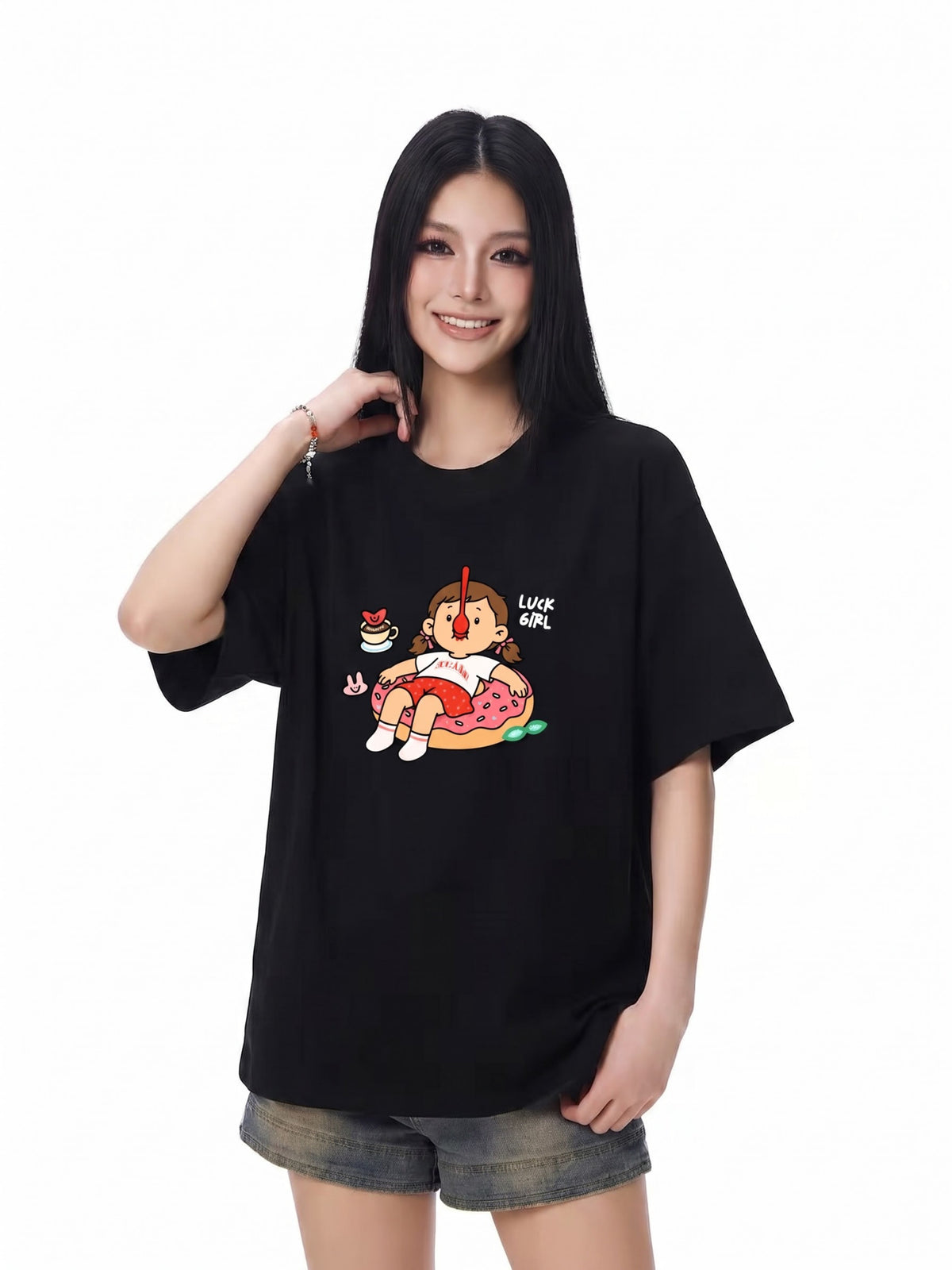 Ace Jolun Lucky Girl Graphic Tee | 02-5.jpg