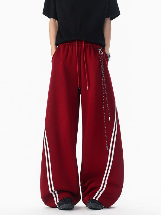 Ace Jolun Hip‑Hop Striped Sweatpants