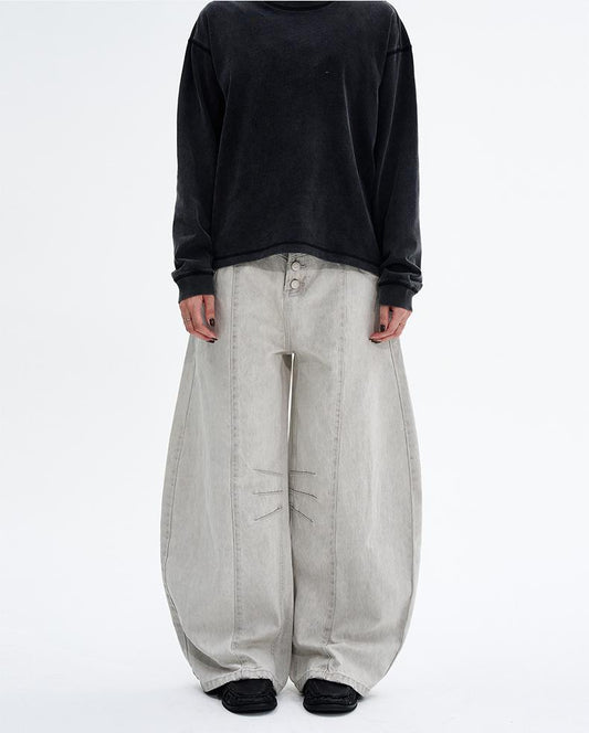 Ace Jolun washed button-down work pants