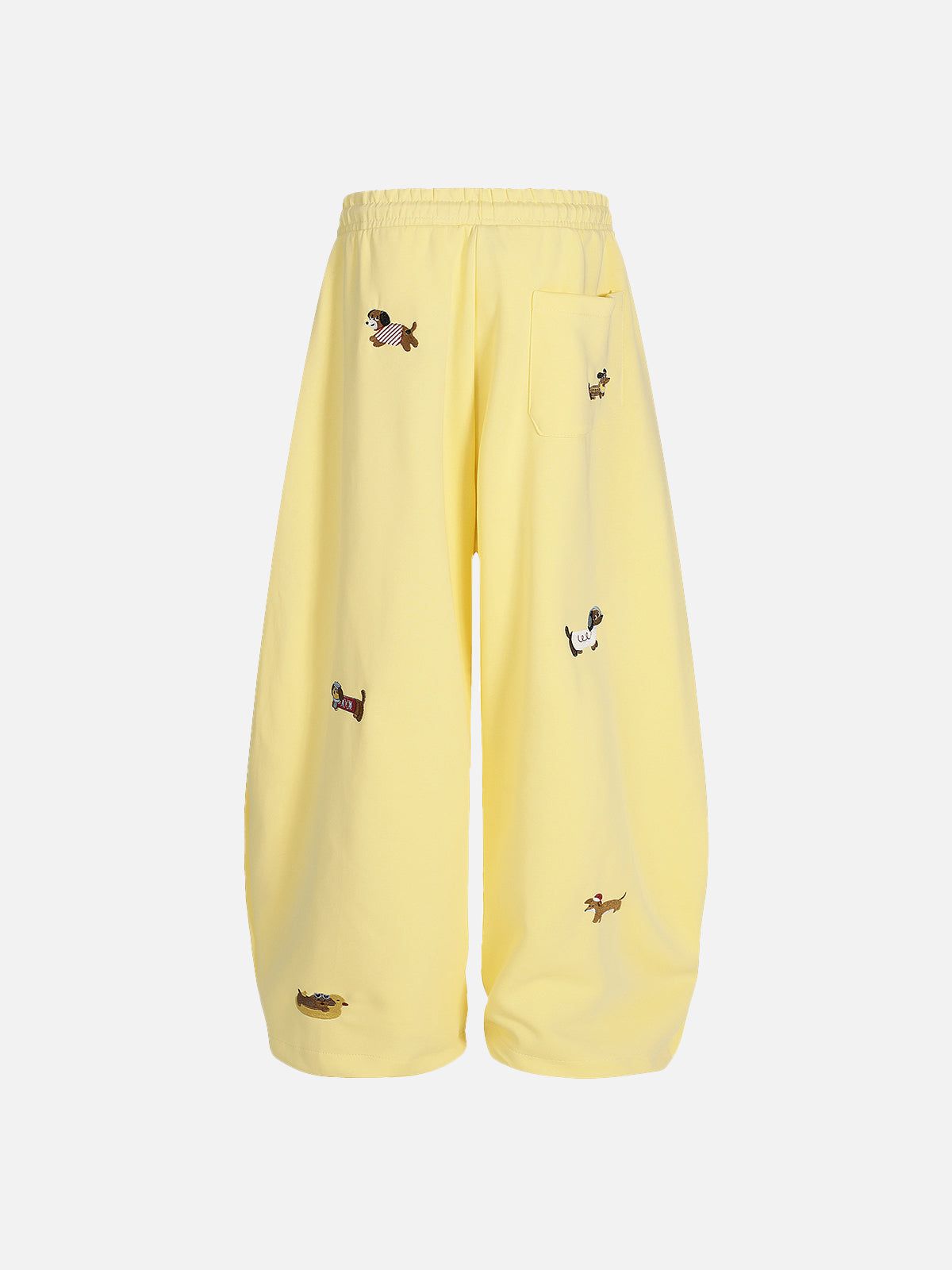 Pantalones deportivos holgados con bordado de perro Aelfric Eden