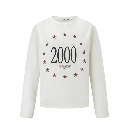 Ace Jolun Millennial Retro Star Round Neck Top