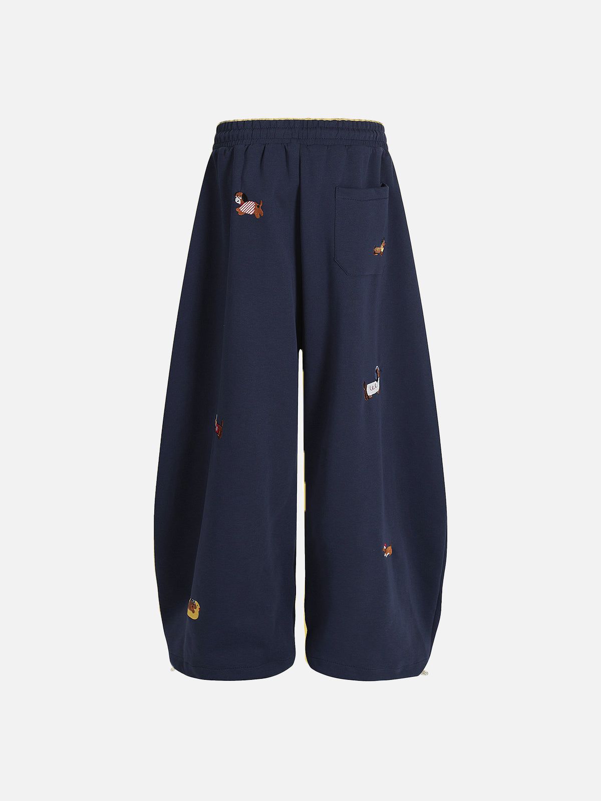 Pantalones deportivos holgados con bordado de perro Aelfric Eden