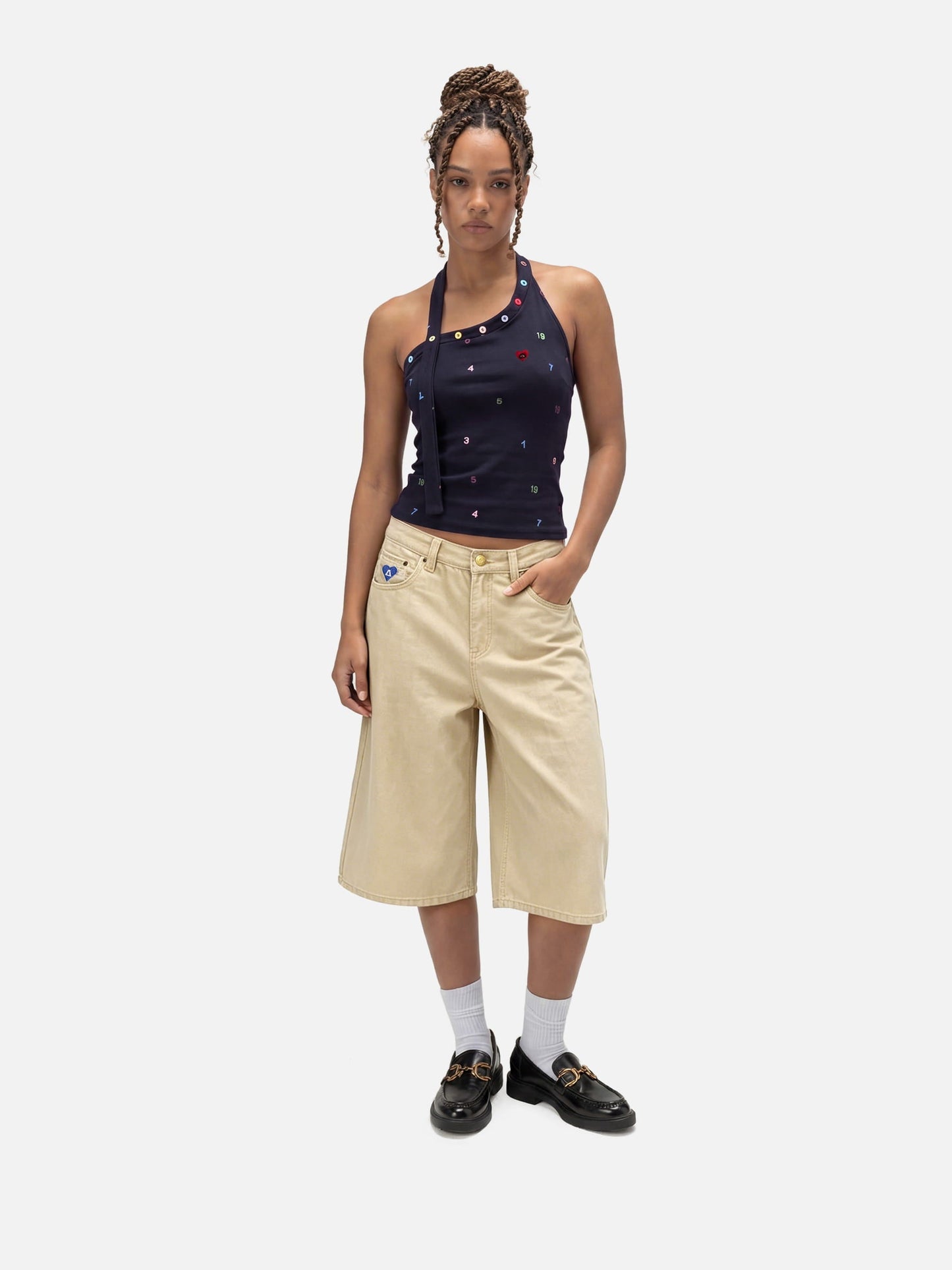 Aelfric Eden Asymmetric Halter Top