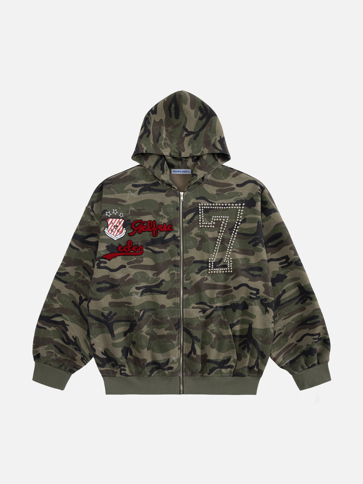 Sweat à capuche zippé Aelfric Eden Camo
