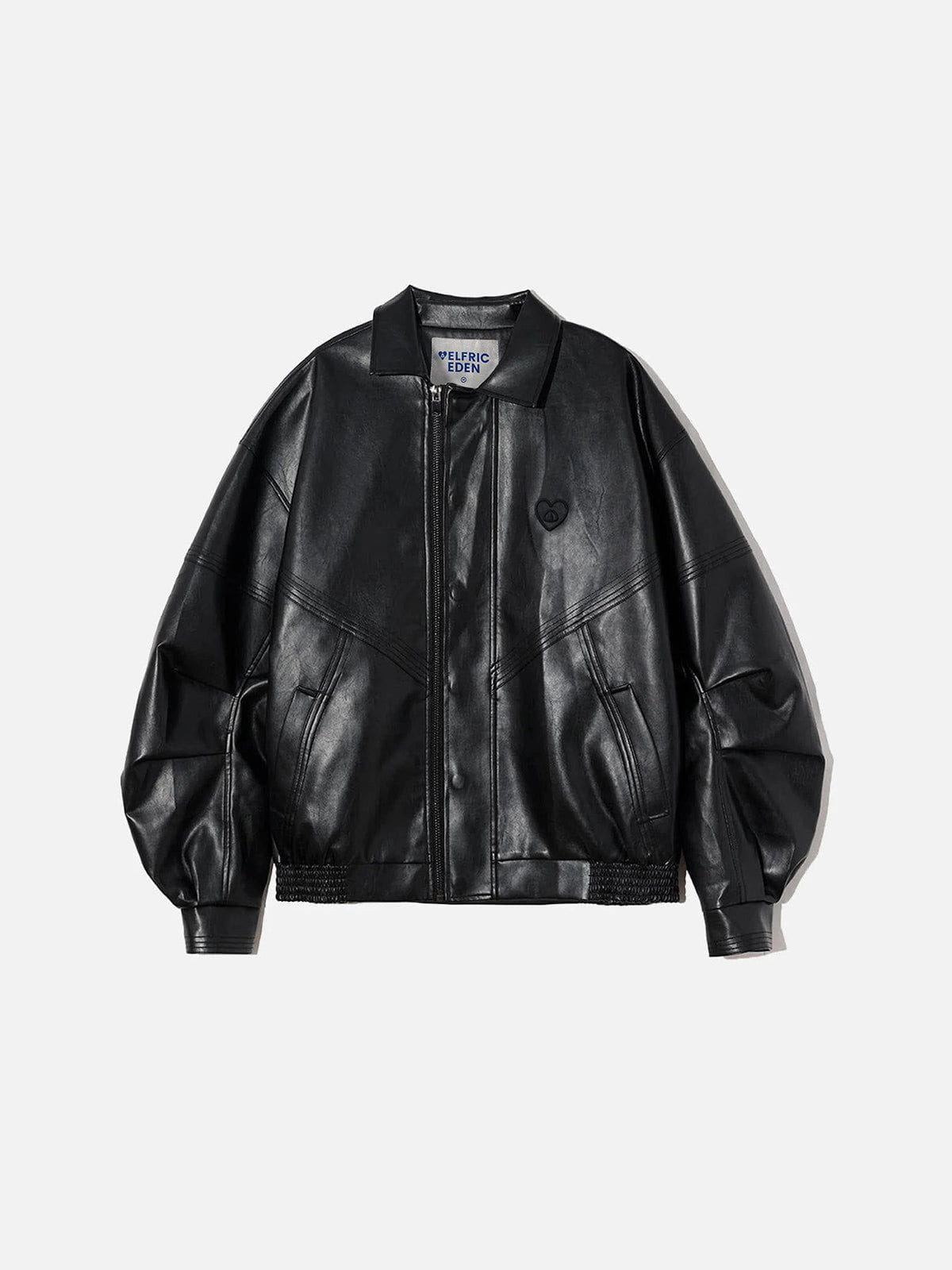 Aelfric Eden Leather Zip Up Jacket