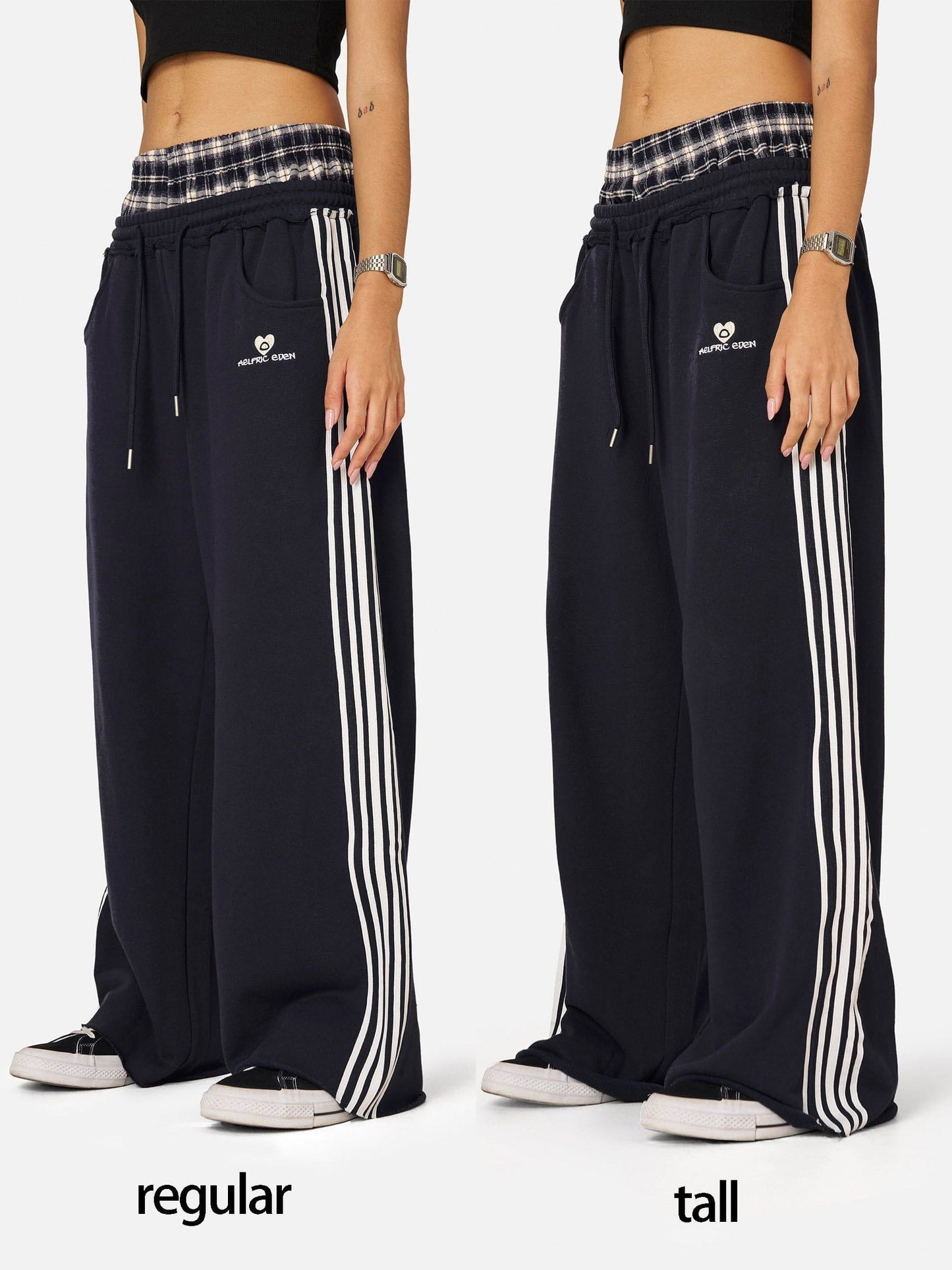 Pantalones deportivos holgados de doble cintura Aelfric Eden