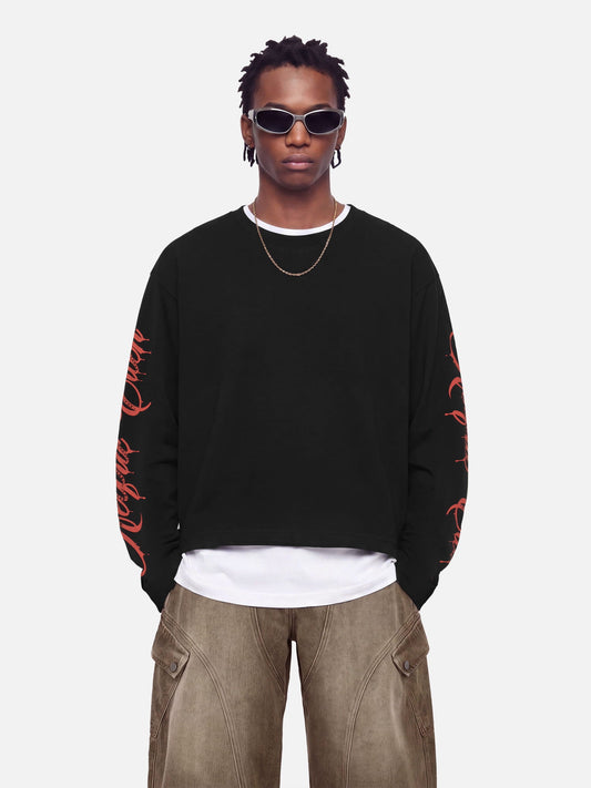 Aelfric Eden Boxy Chain Graphic Long Sleeve Tee