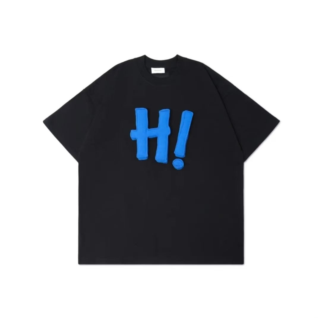 ACE JOLUN 300g Puff Print Hi Letter Short-Sleeve T-Shirt