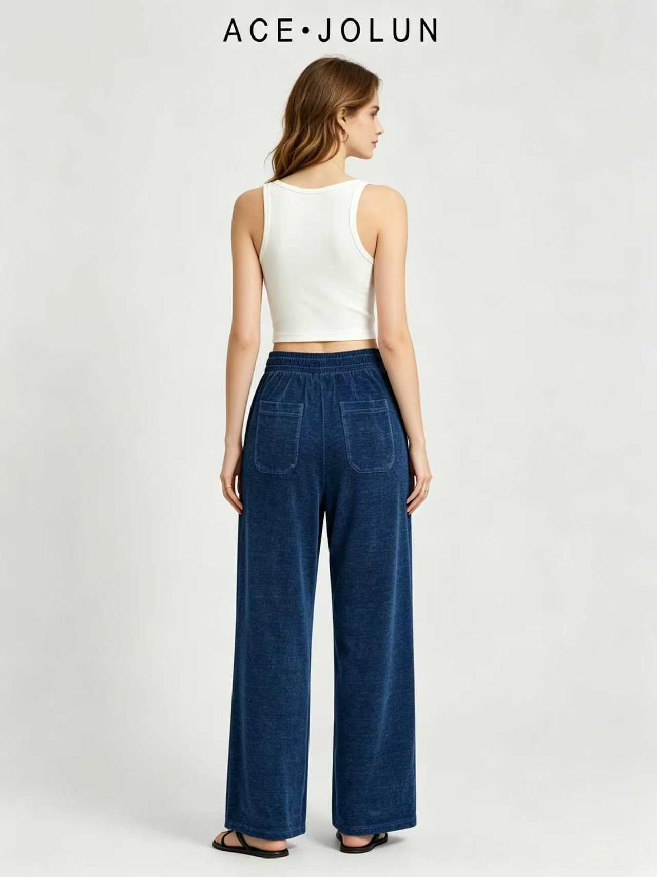 ACE·JOLUN[Scale Pattern Mesh] Summer Luxury Textured Trousers (Unisex)