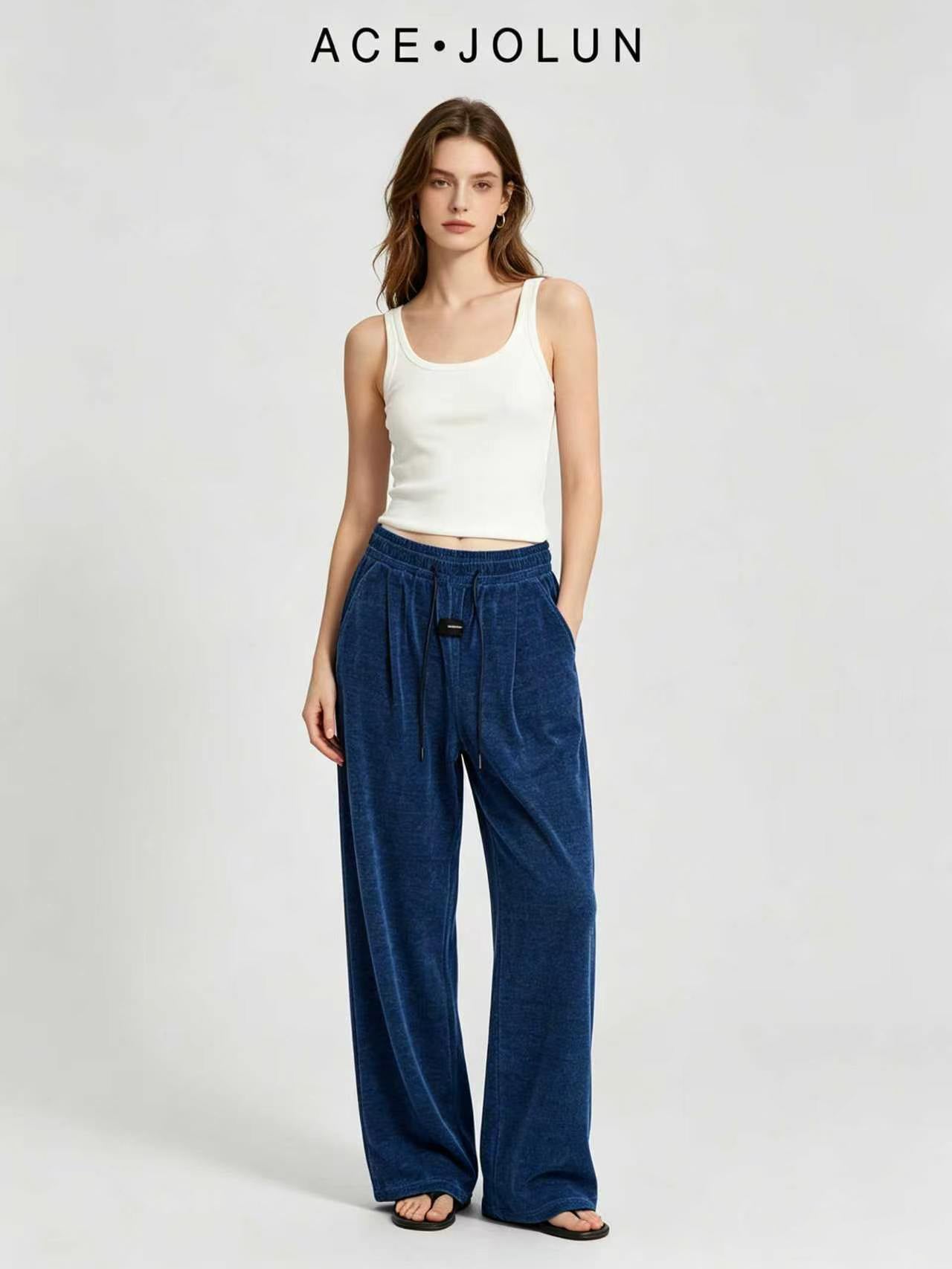 ACE·JOLUN[Scale Pattern Mesh] Summer Luxury Textured Trousers (Unisex)