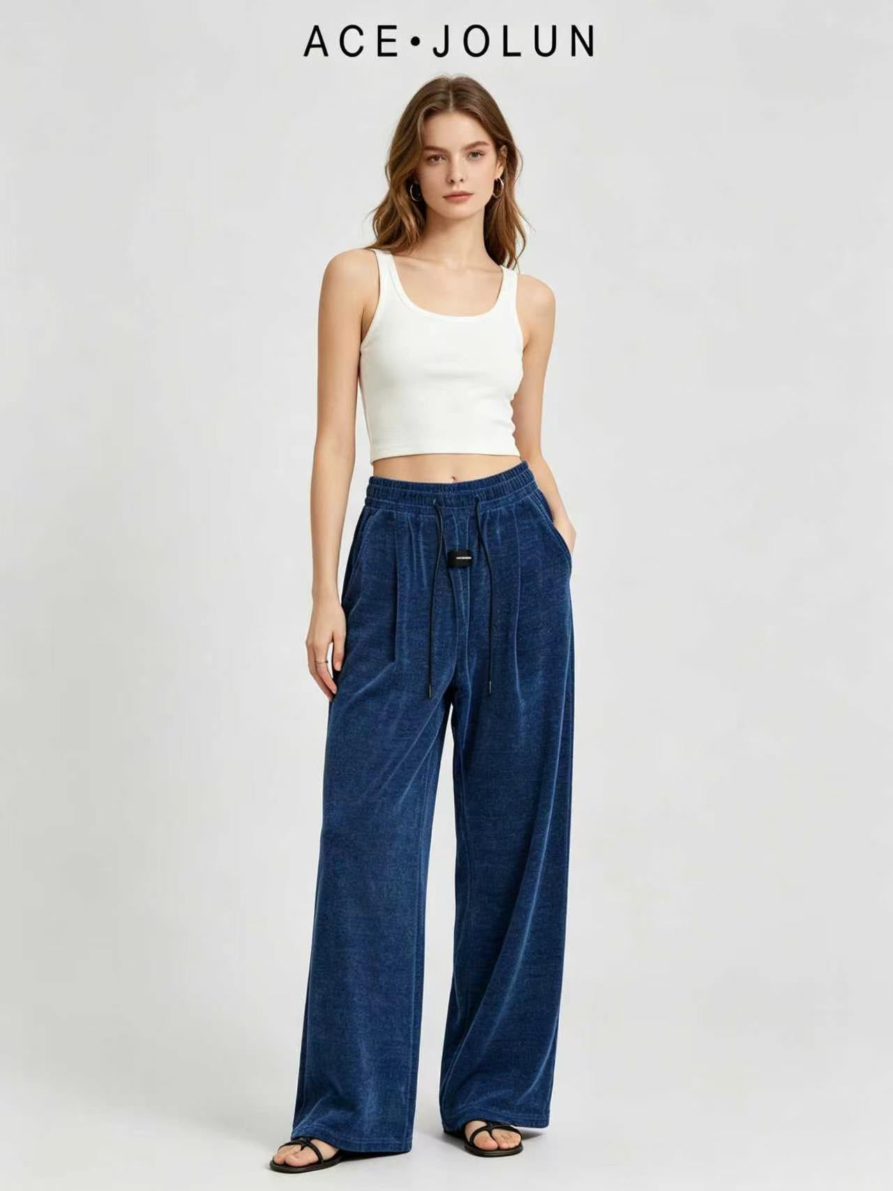 ACE·JOLUN[Scale Pattern Mesh] Summer Luxury Textured Trousers (Unisex)