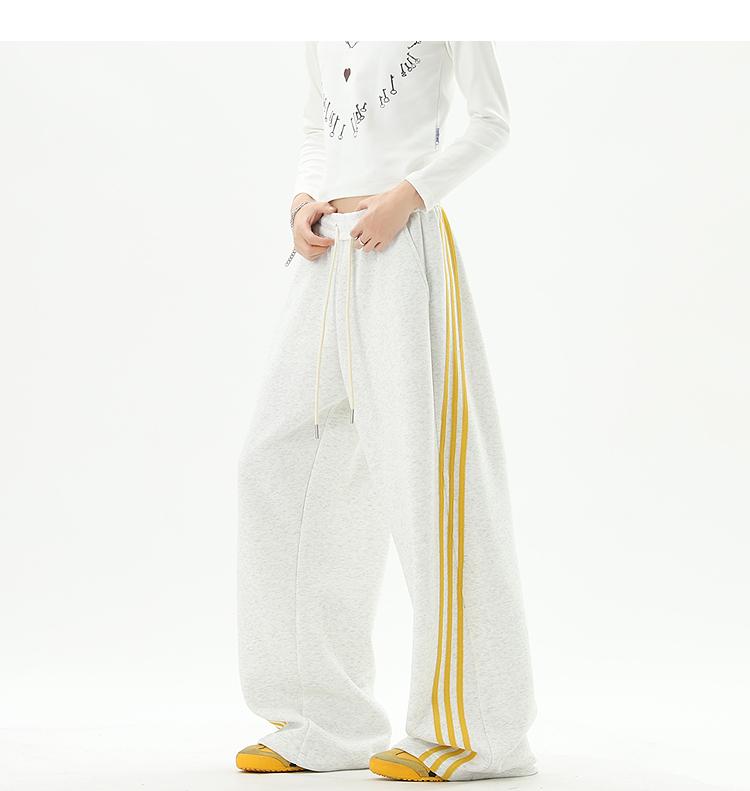 Ace Jolun Spliced Three‑Stripes Casual Pants