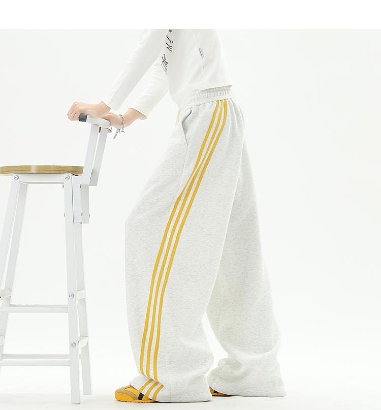 Ace Jolun Spliced Three‑Stripes Casual Pants