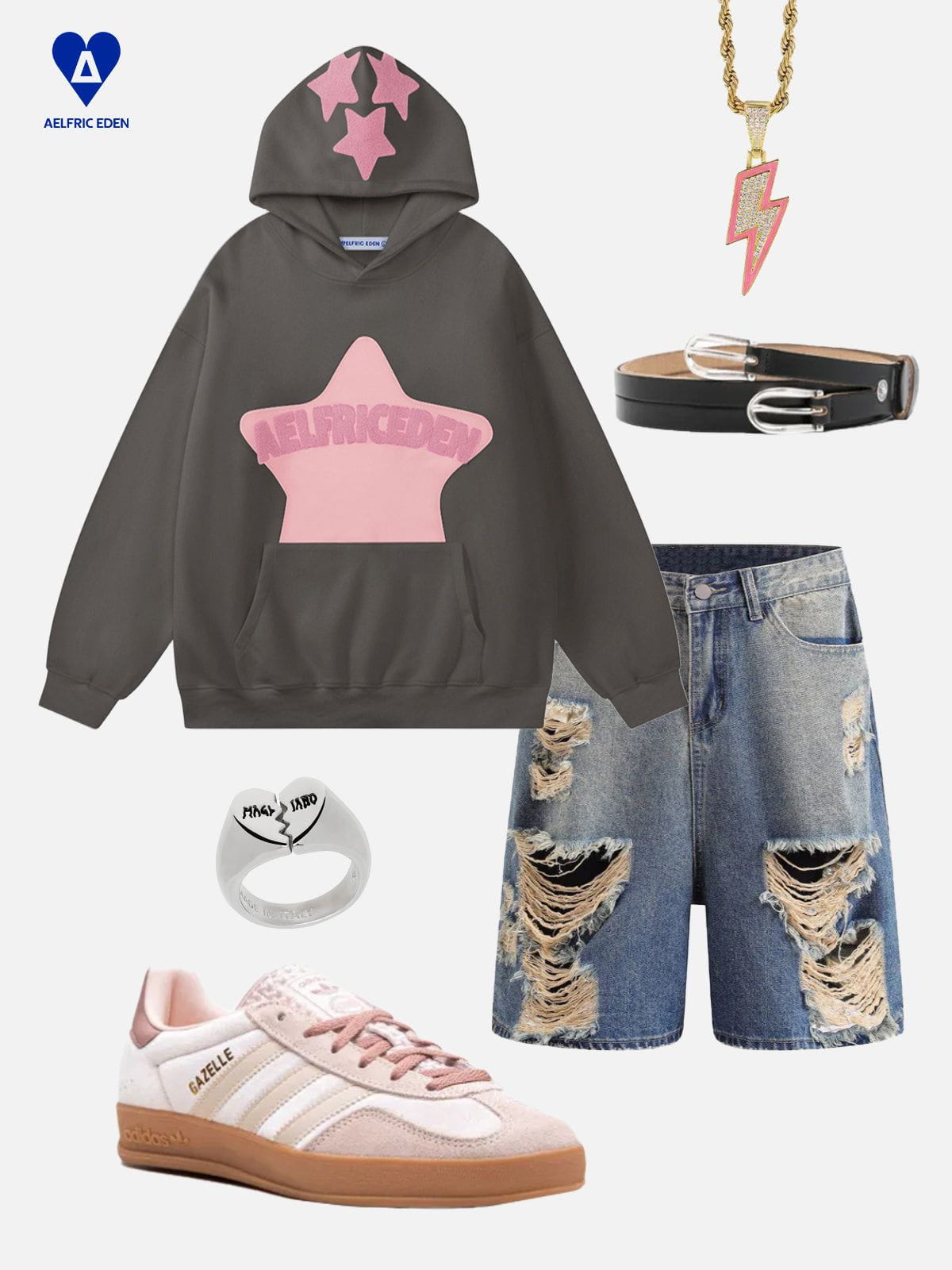 Aelfric Eden Vintage Embroidery Eden Star V303 Hoodie
