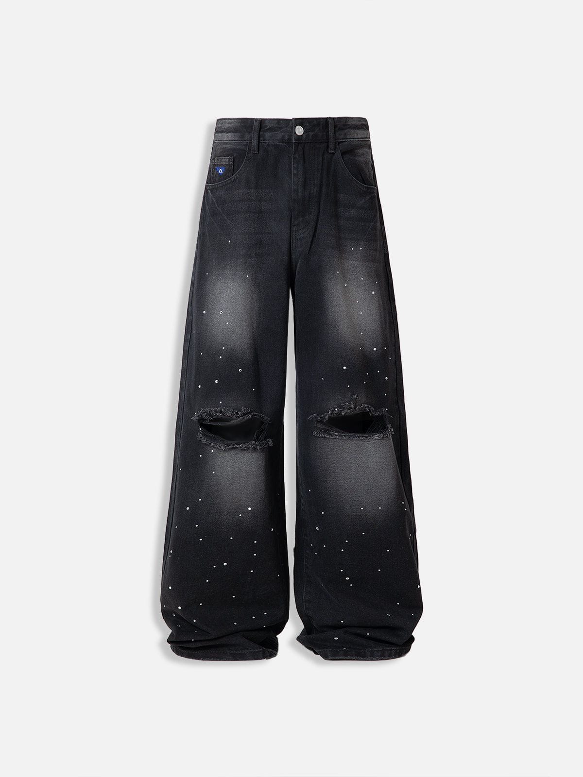 Pantalones vaqueros holgados con pedrería Aelfric Eden