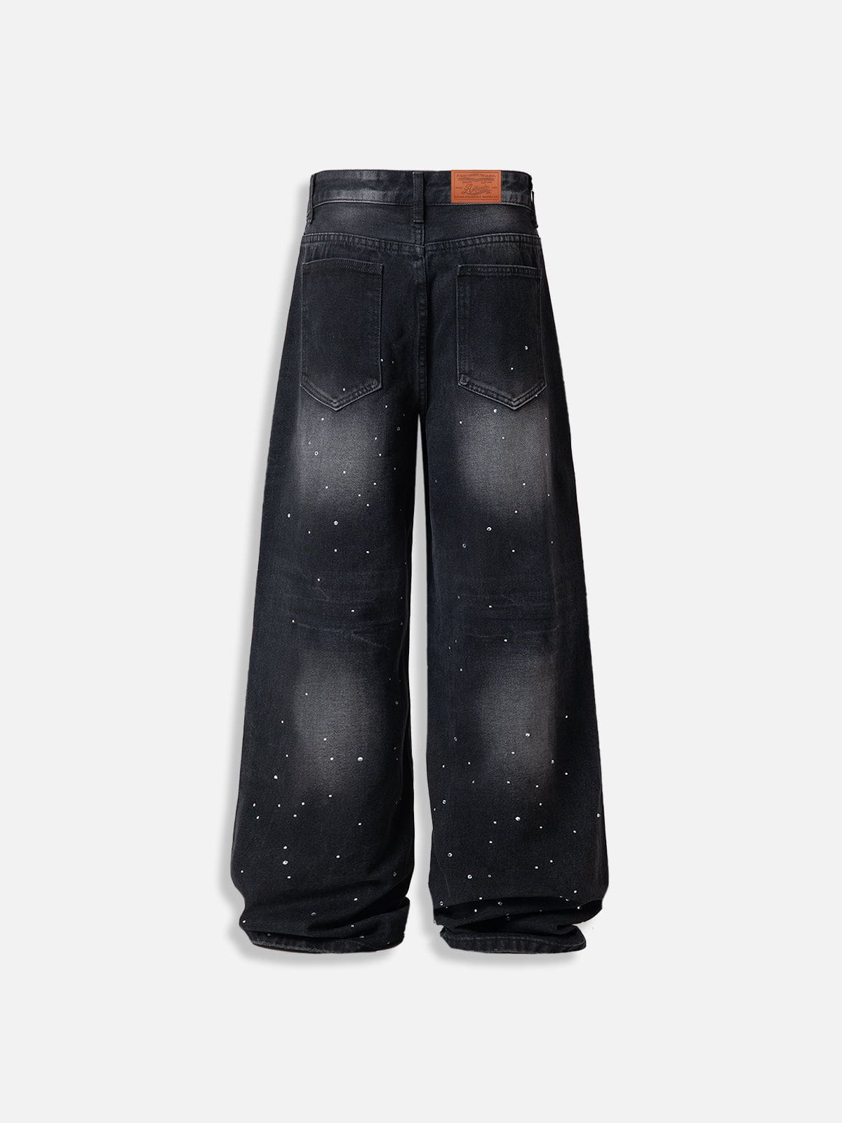 Pantalones vaqueros holgados con pedrería Aelfric Eden