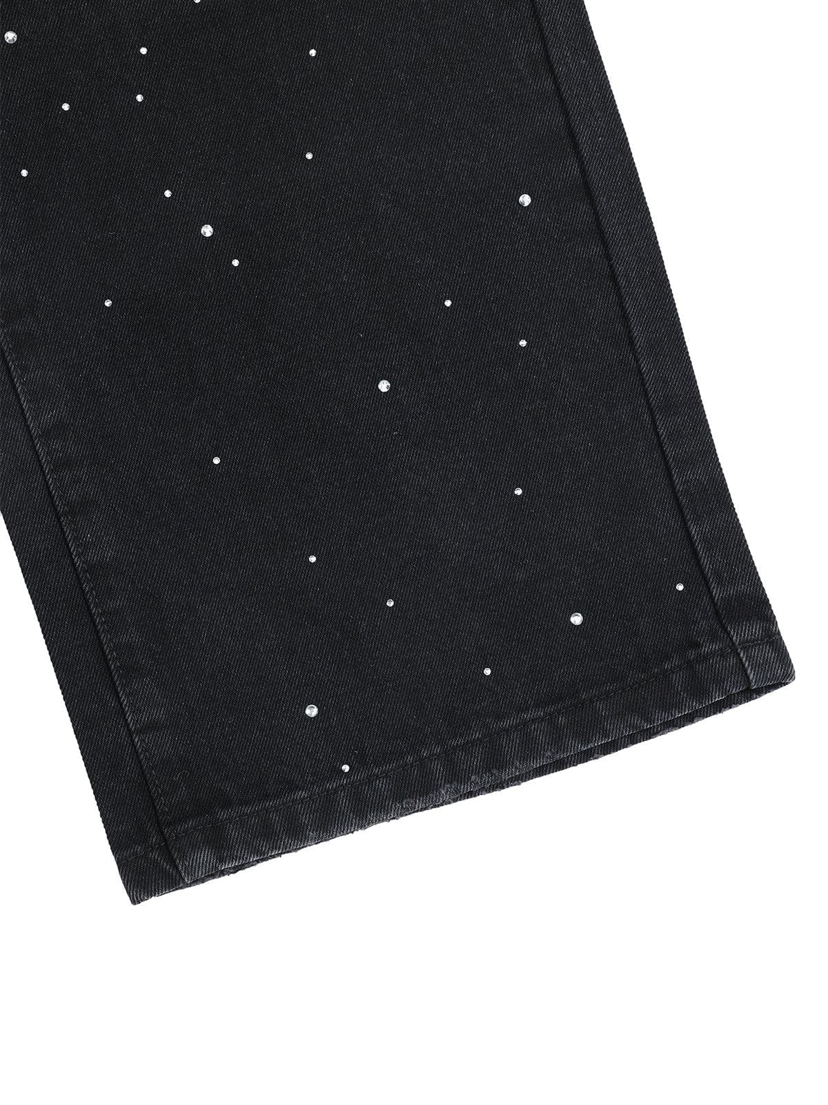 Pantalones vaqueros holgados con pedrería Aelfric Eden