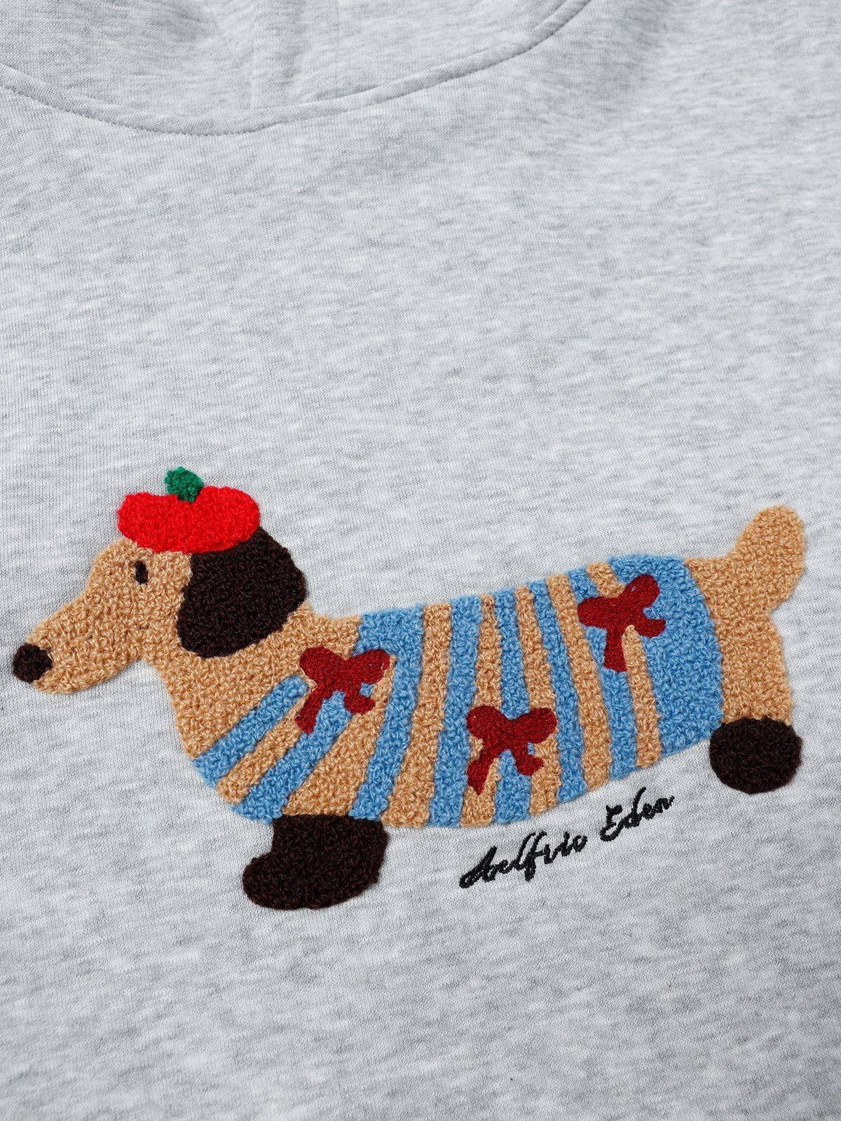 Sweat à capuche Aelfric Eden avec un teckel de dessin animé
