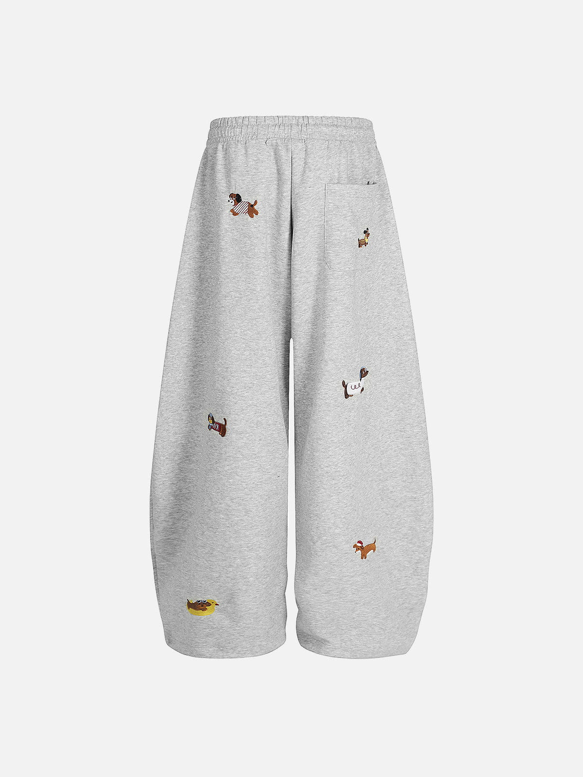 Pantalones deportivos holgados con bordado de perro Aelfric Eden