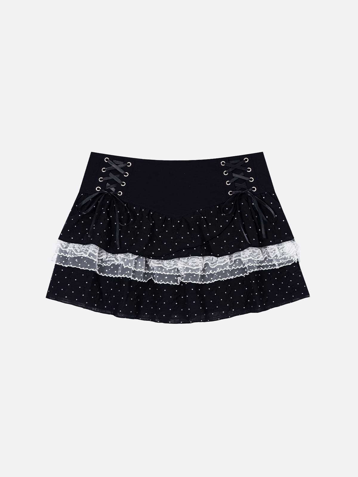 Aelfric Eden Polka Dot Lace Ruffle Skirt