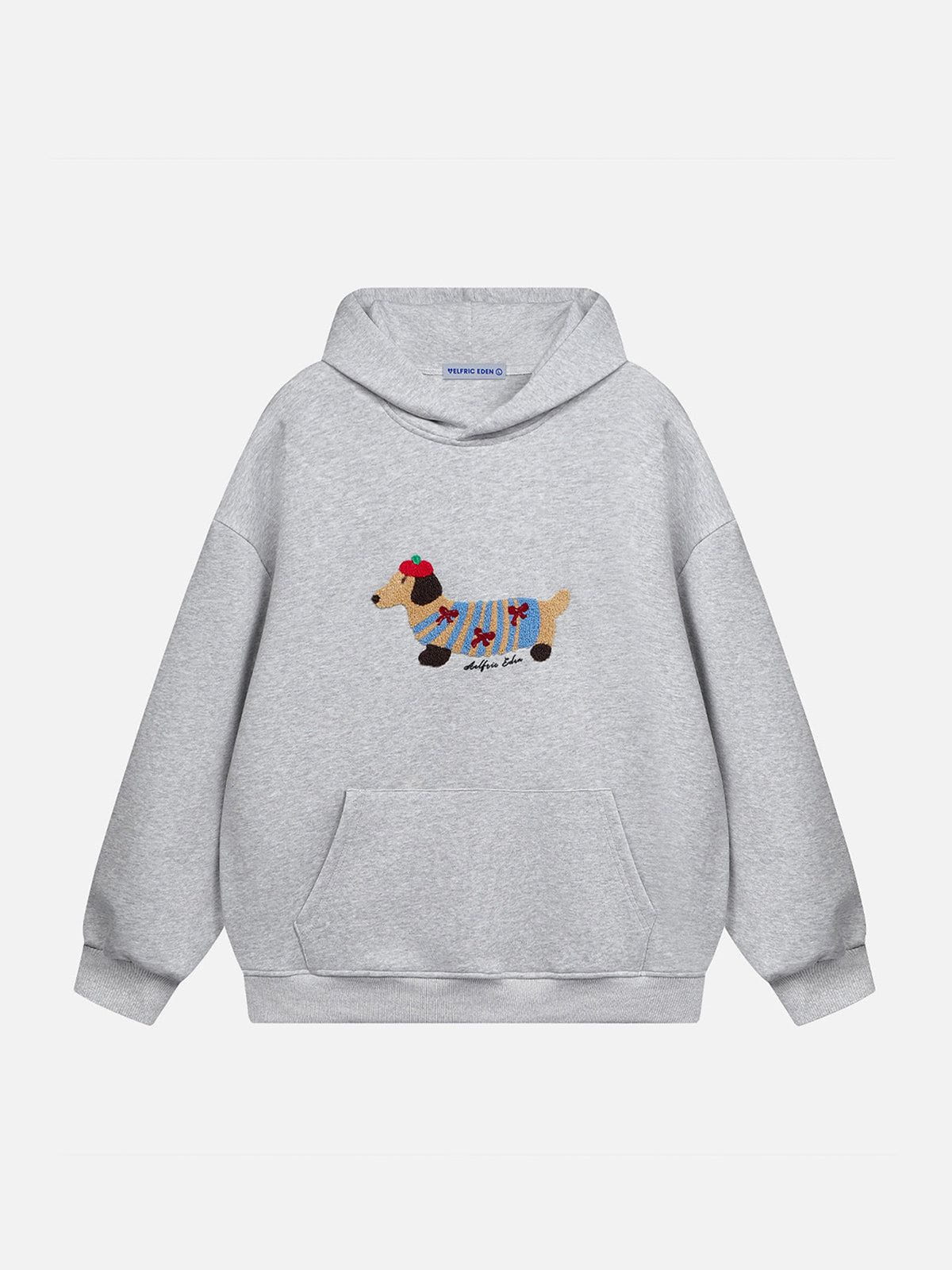 Sweat à capuche Aelfric Eden avec un teckel de dessin animé