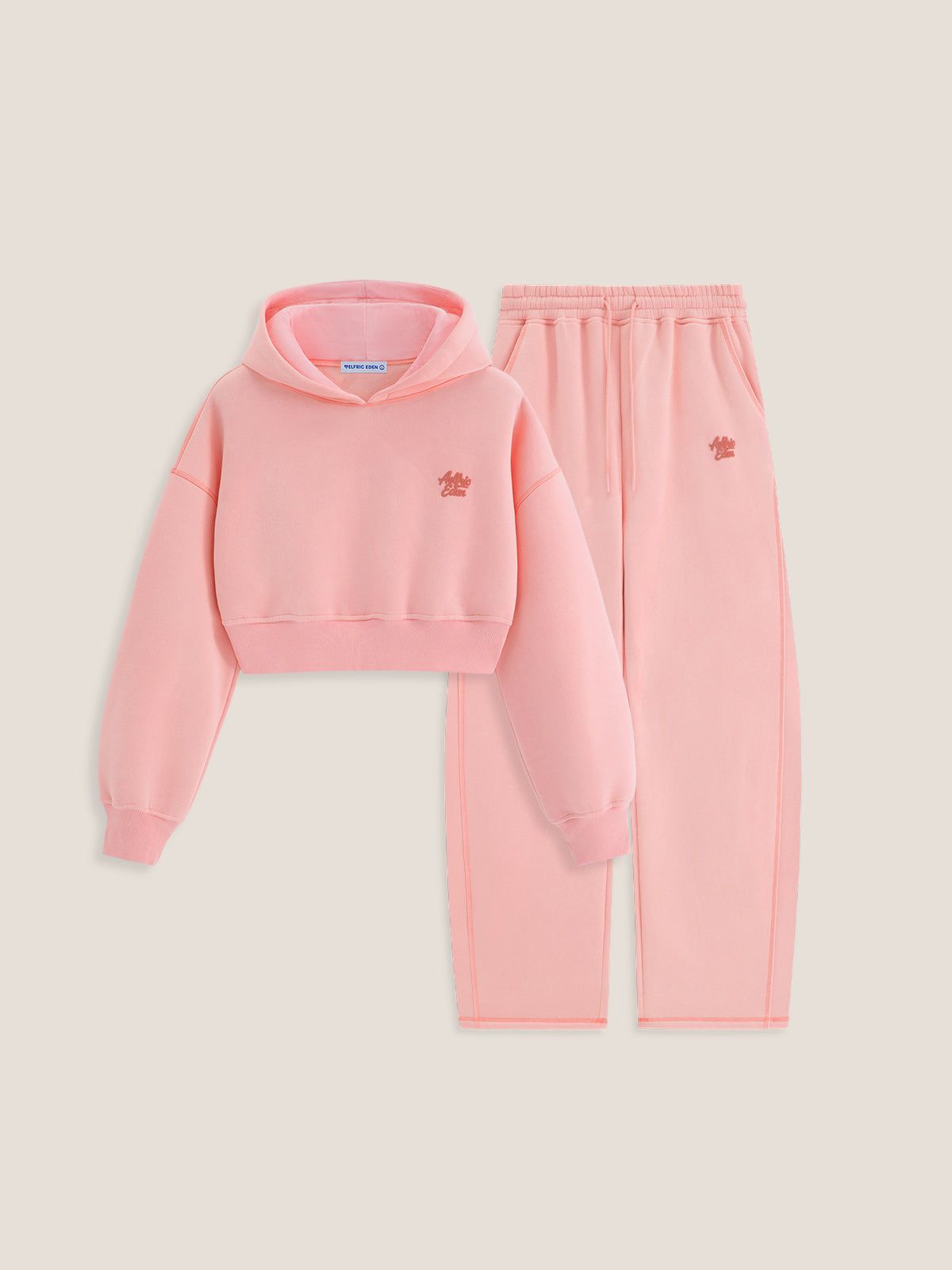 Soufflé Cropped Cloud Hoodie Set