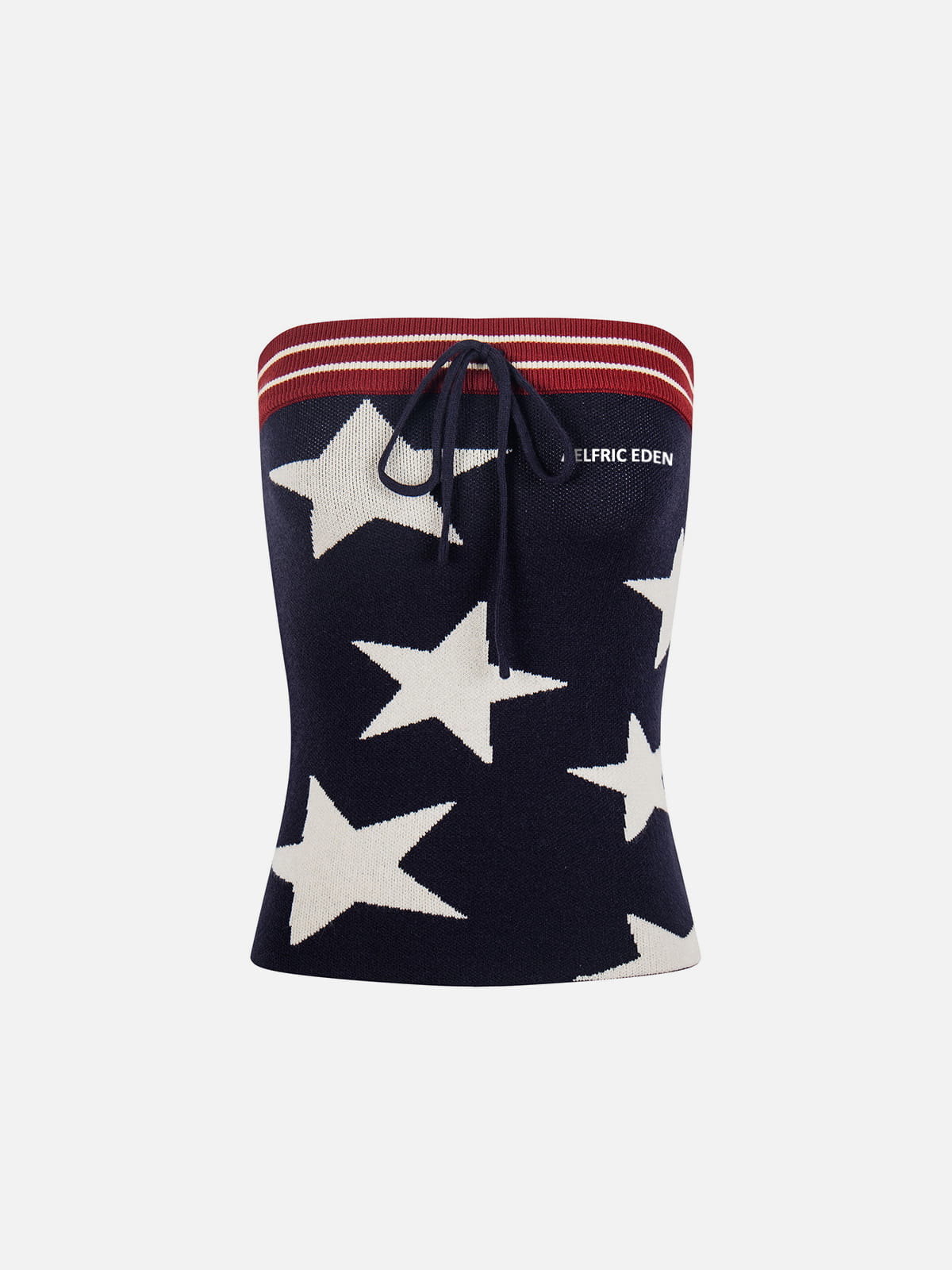 anna.outdoor Star Knit Tube Top