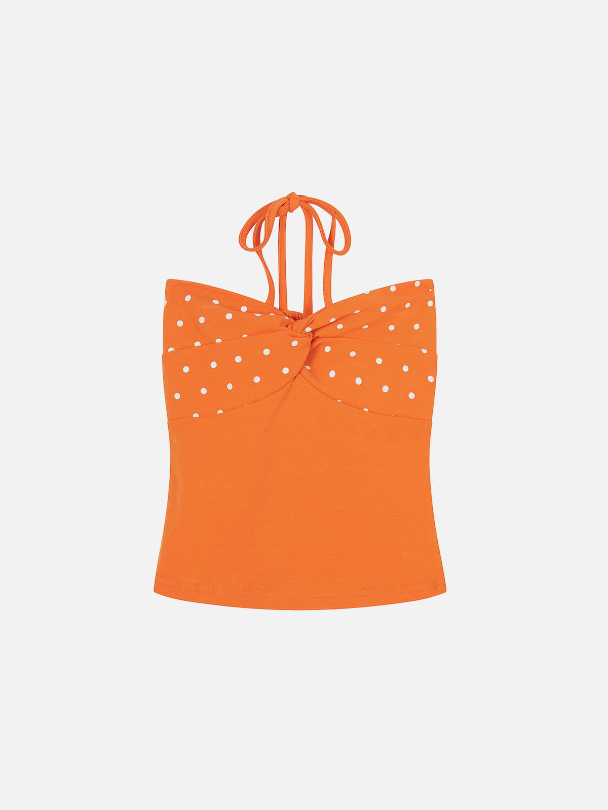 Aelfric Eden Polka Dot Twist Halter Top
