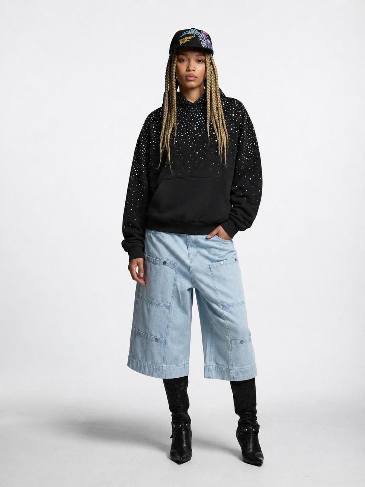 Sudadera con capucha y pedrería Aelfric Eden