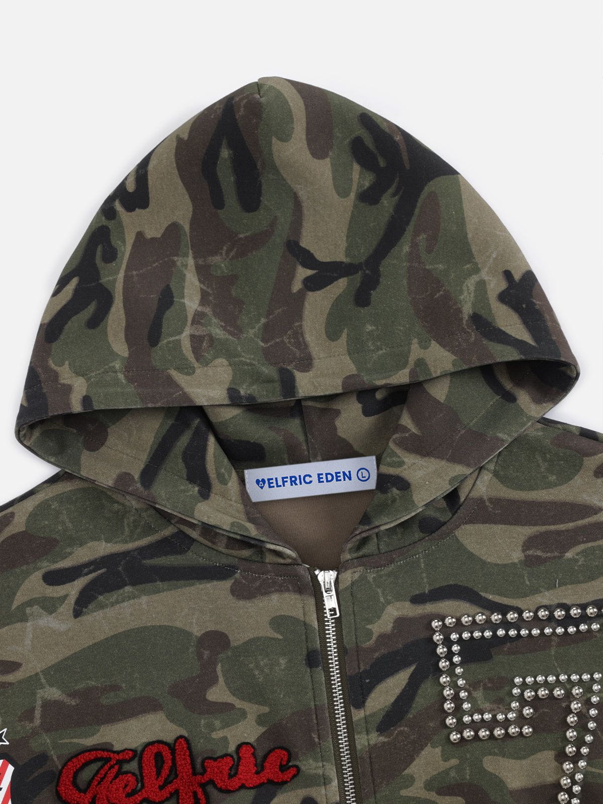 Sweat à capuche zippé Aelfric Eden Camo