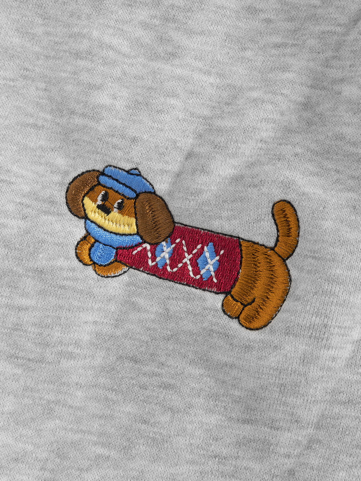 Pantalones deportivos holgados con bordado de perro Aelfric Eden