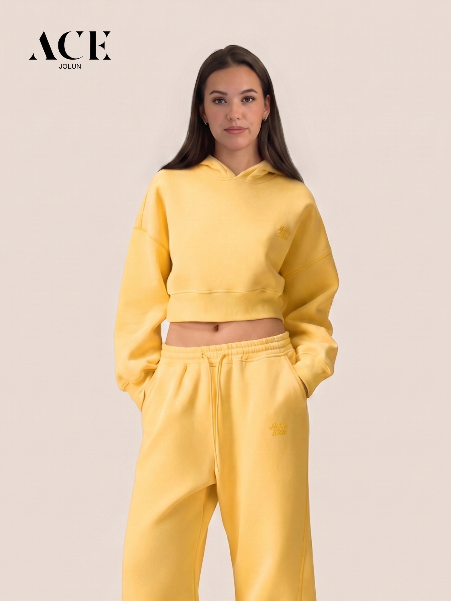 Kylie walker Souffl Cropped Cloud Hoodie Set