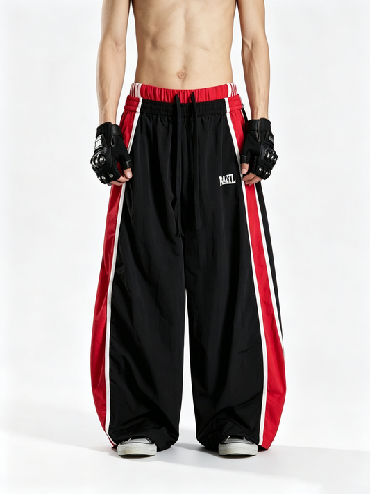 Ace Jolun Double‑Waistband Jersey Sports Casual Pants