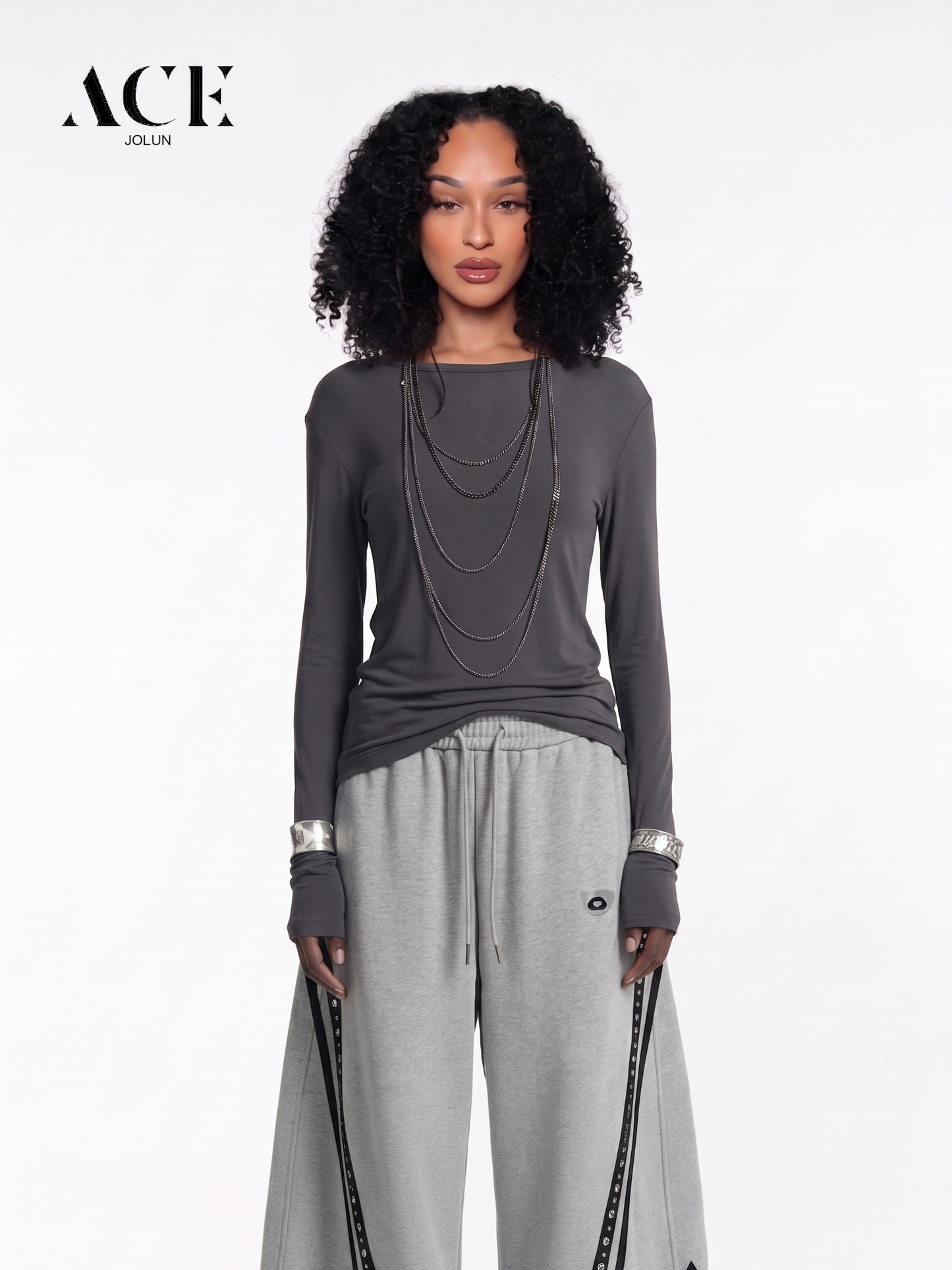 Kierra Panel Baggy Barrel Sweatpants