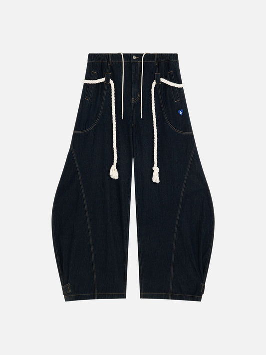 Aelfric Eden Drawstring Waist Super Baggy Jeans