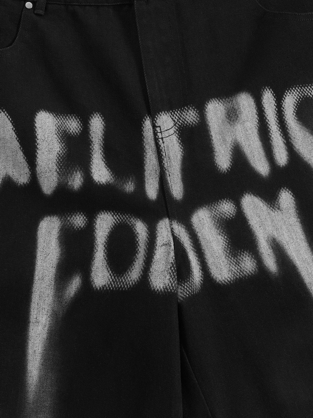 Jeans holgados tipo barril con imagen térmica Aelfric Eden