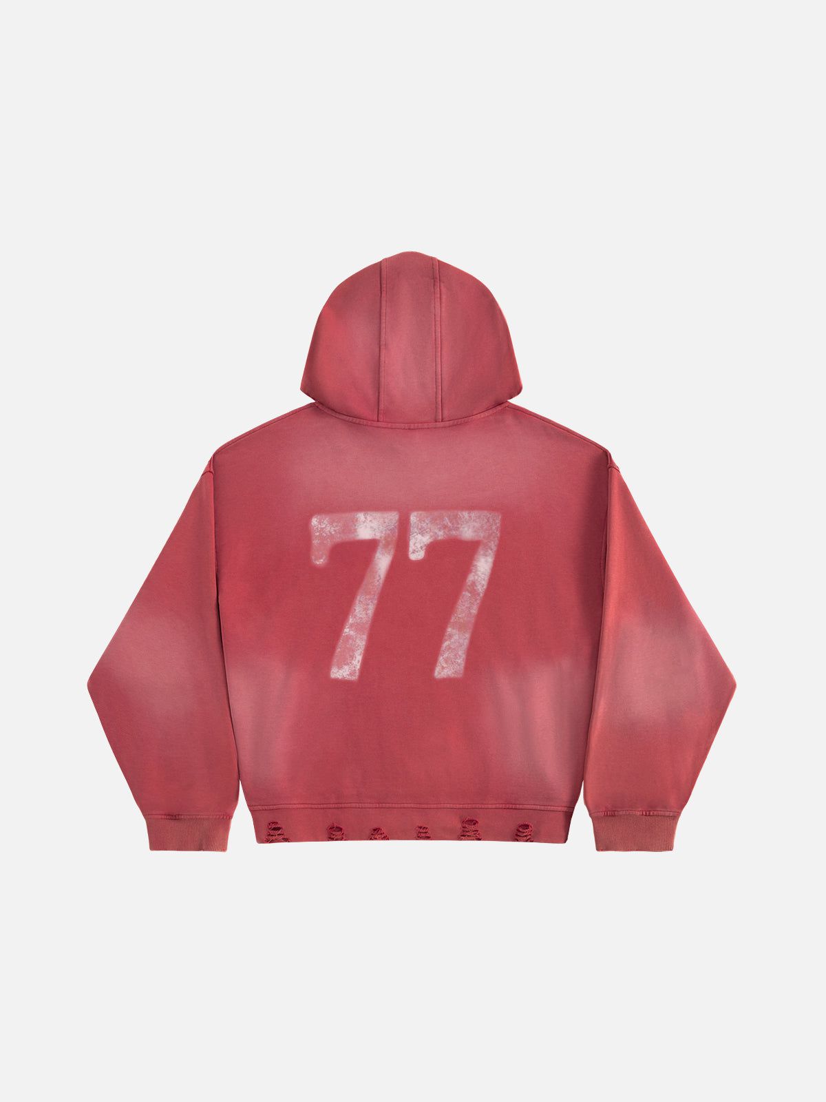 Aelfric Eden Boxy Rhinestone 77 Graphic Pullover Hoodie