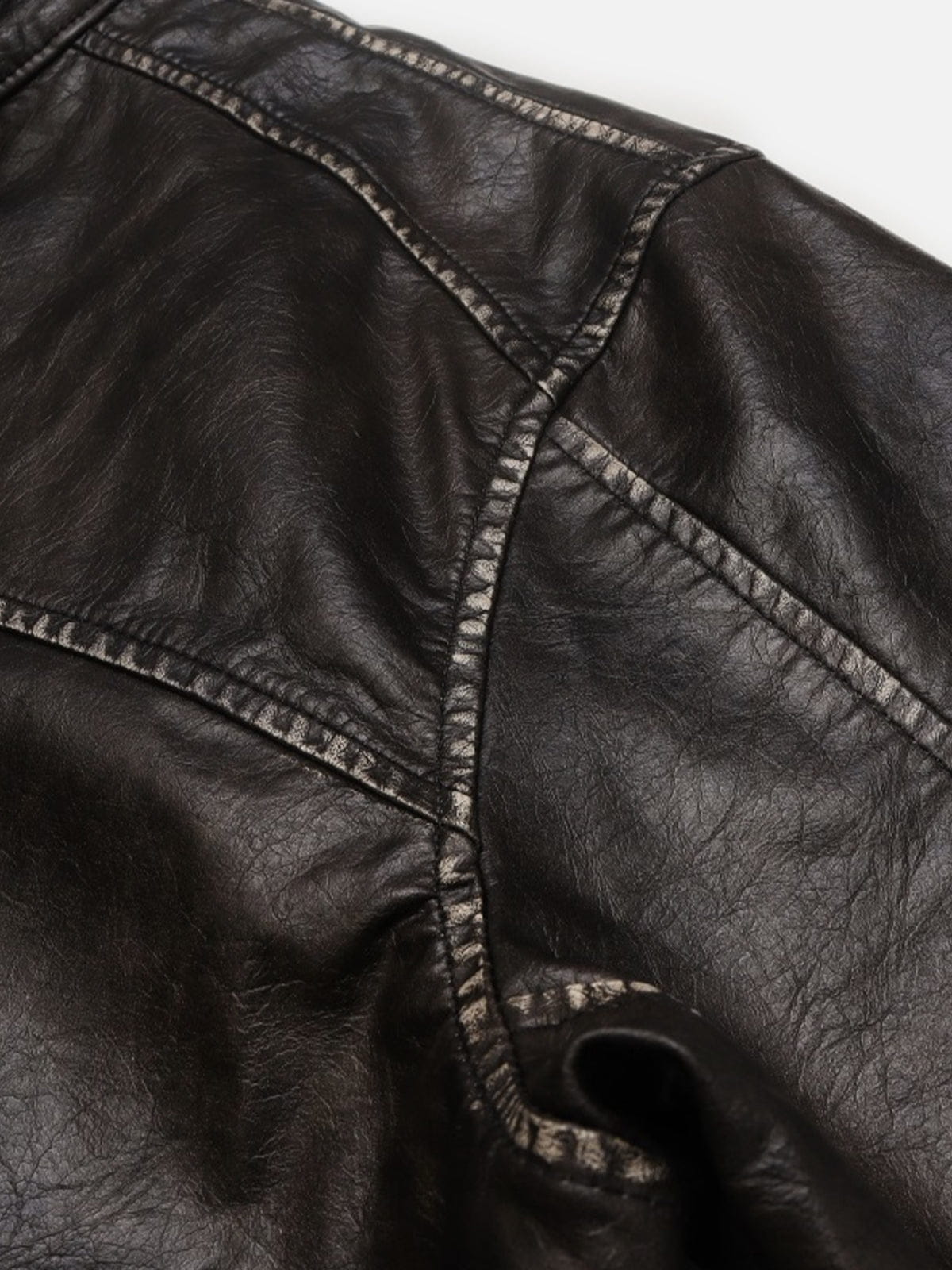 Aelfric Eden Stitch Faux Leather Jacket