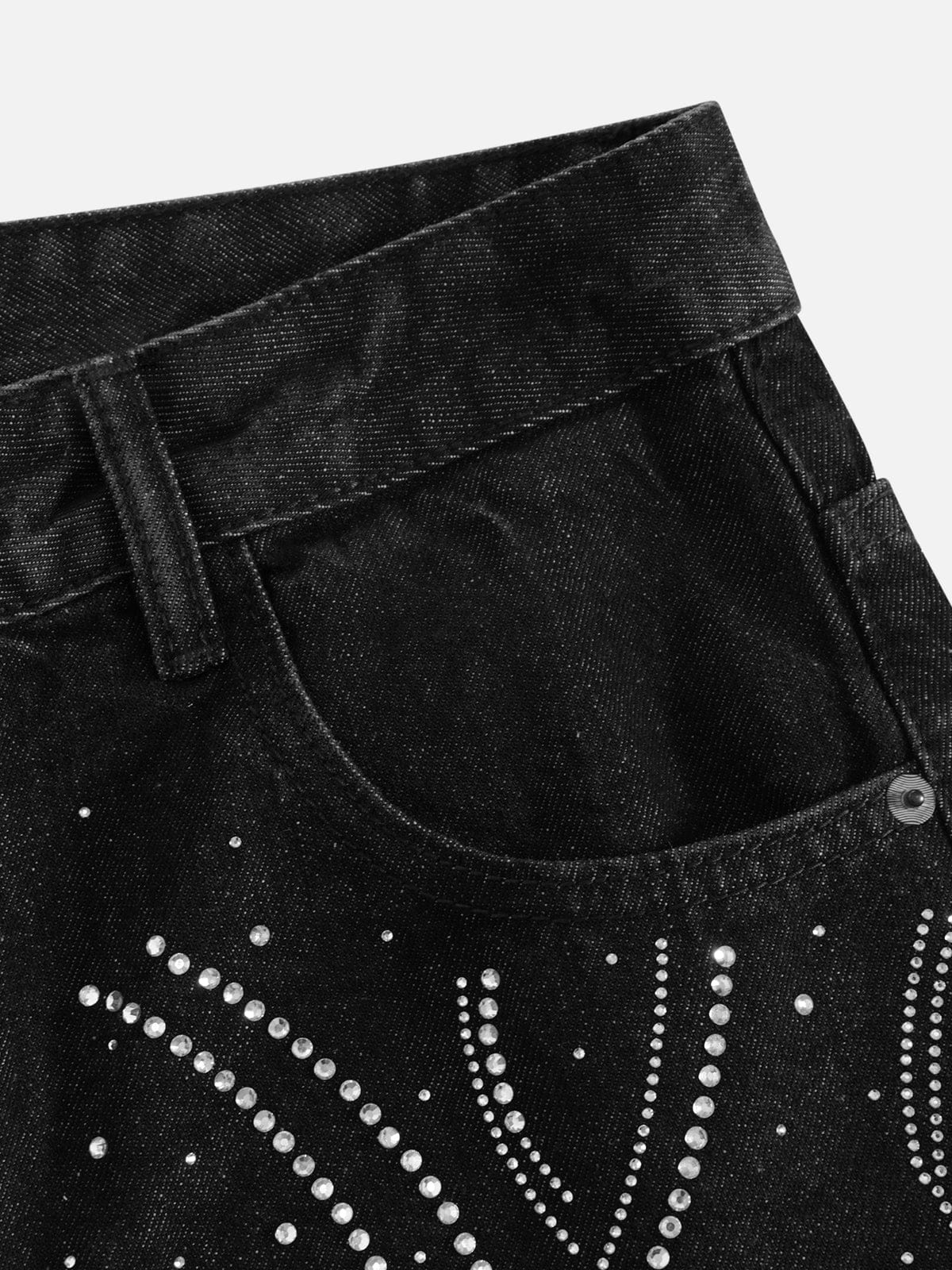 Jean baggy Aelfric Eden à strass et étoiles