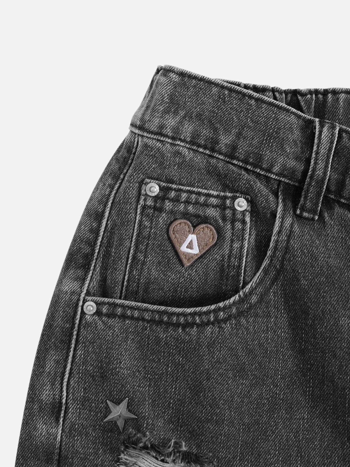Aelfric Eden Rhinestone Washed Jorts