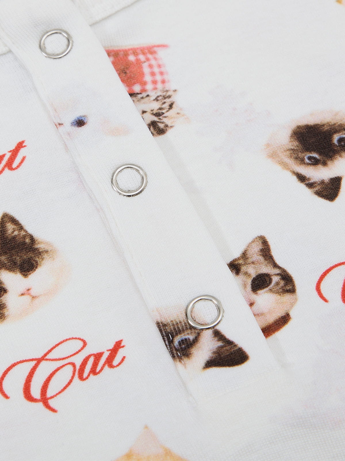 Aelfric Eden Cat Pattern Baby Tee