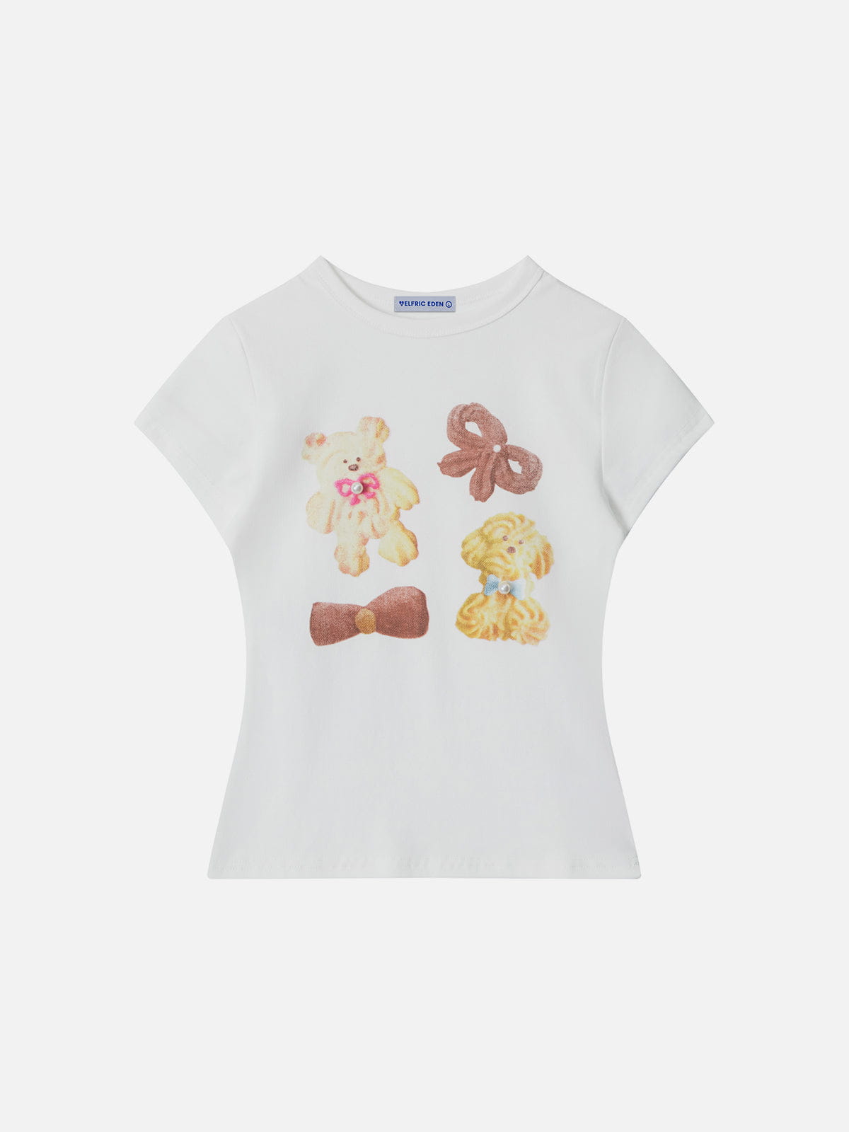Aelfric Eden Teddy Bow Graphic Baby Tee