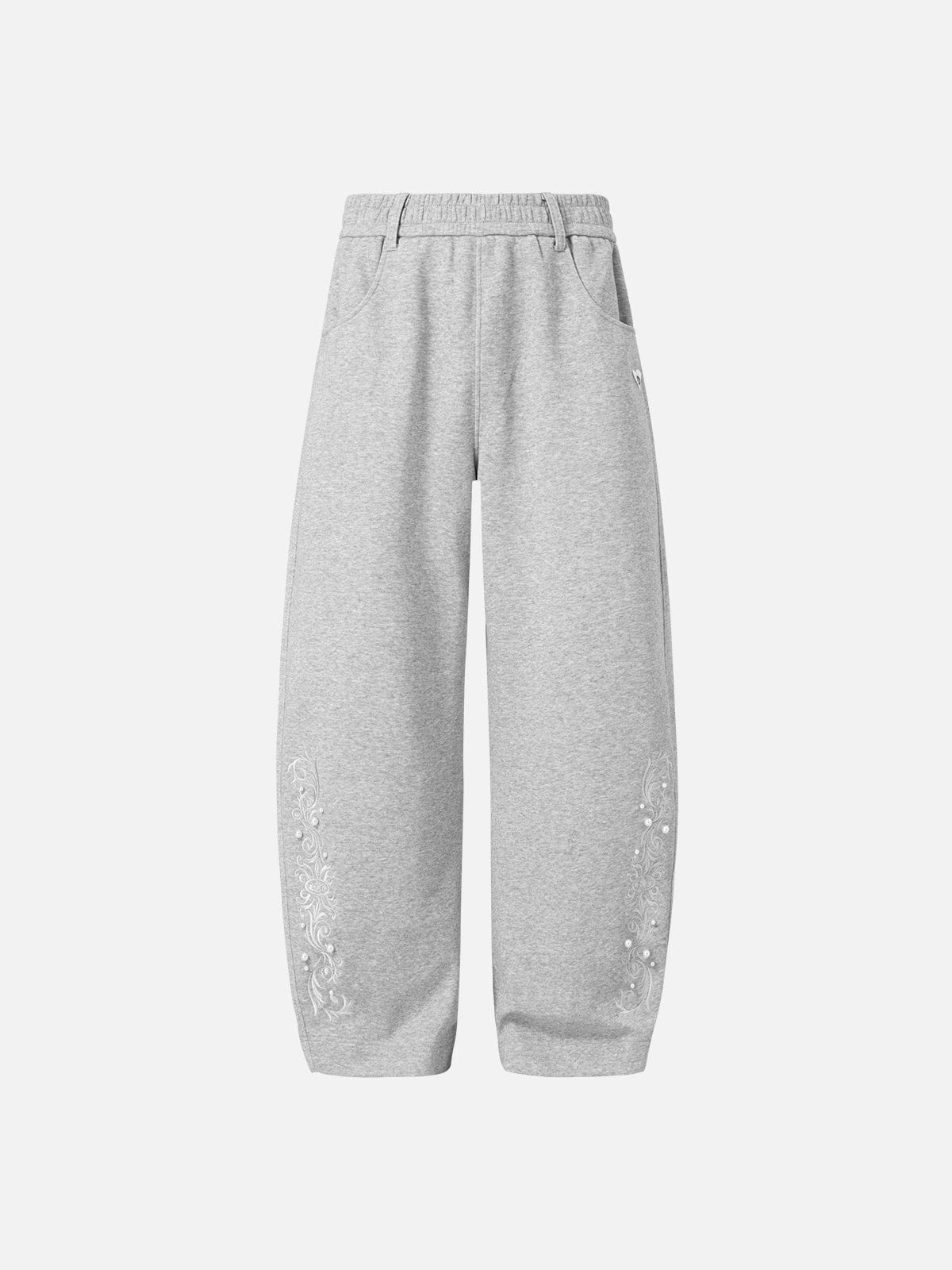 Pantalones deportivos holgados Aelfric Eden con bordado de perlas
